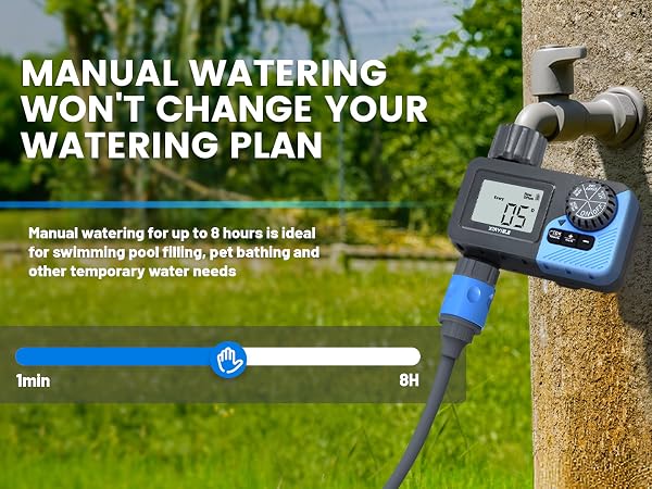 Manual watering won&amp;#39;t change your watering plan