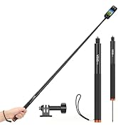VRIG 63in Invisible Selfie Stick Monopod with Stake Spike Golf Tripod Extension Long Stick for In...