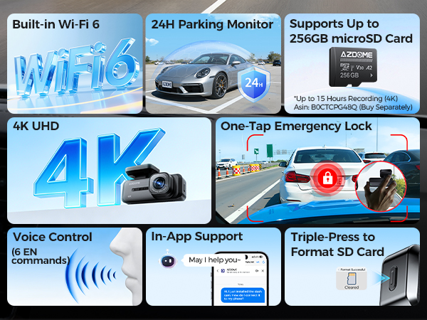4K dash cam