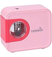 tenwin Portable Electric Pencil Sharpener, Pencil Sharpeners Battery Operated, Tungsten Steel Bla...