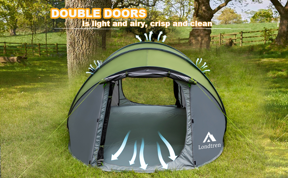 4 Person Easy Pop Up Tent