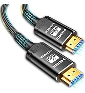Yuaice 8K HDMI Cable 2.1 - Available in 1.5FT, 3FT, 6FT, 10FT, 15FT Lengths, High-Speed Braided C...