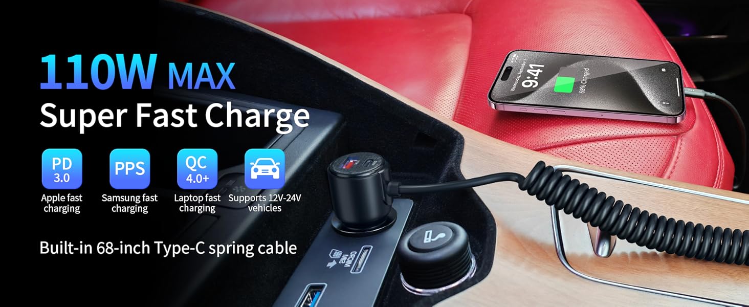 USB-C Car Charger