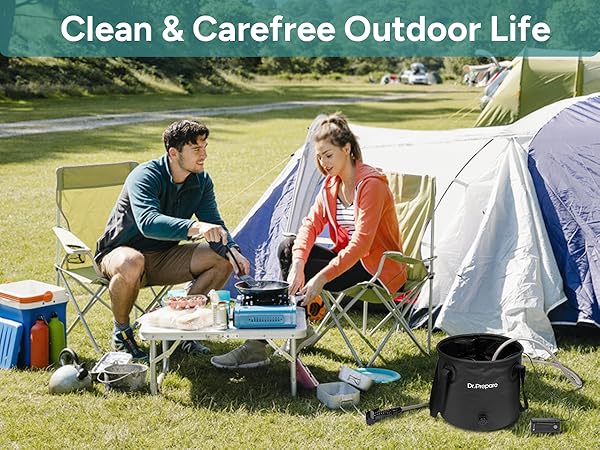 Outdoor camping shower