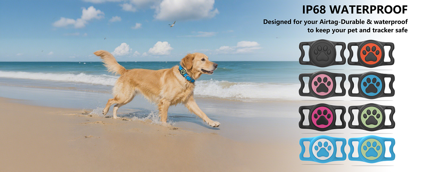 waterproof airtag holder for dogs