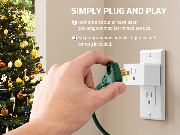 indoor remote control outlet