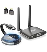 TIMBOOTECH Wireless HDMI Transmitter Receiver 4K- 5.8G HDMI Wireless Transmitter Receiver Transmi...