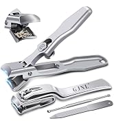 German Nail Clippers for Men, 2026 Upgraded Ultra Sharp Stainless Steel Edgy Nail Clipper for Thi...