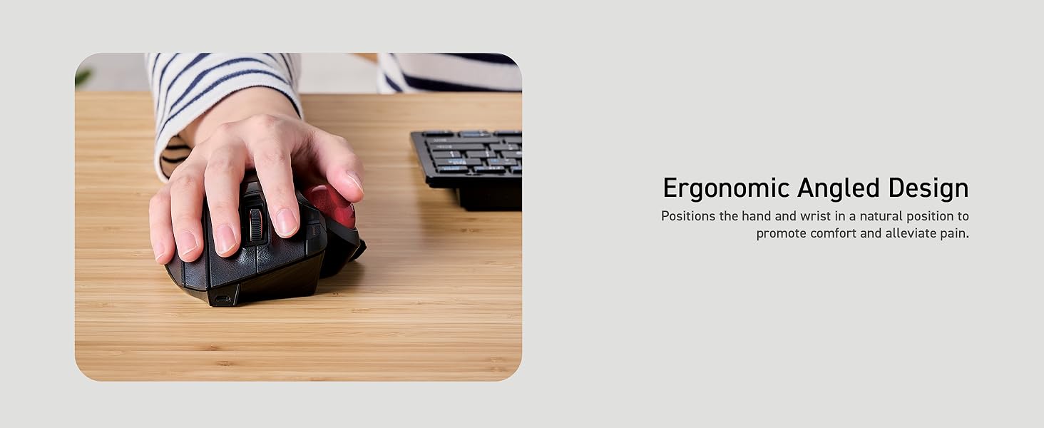 Ex-G Pro Trackball Ergonomics