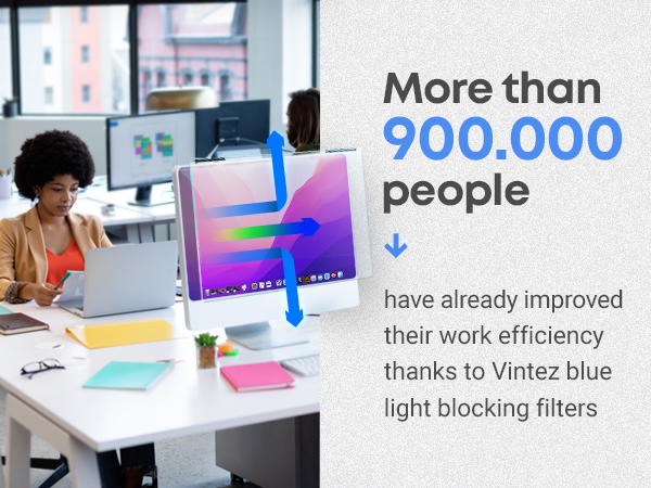 anti blue light blocking screen protector for computer filter inch panel monitor uv protection frame