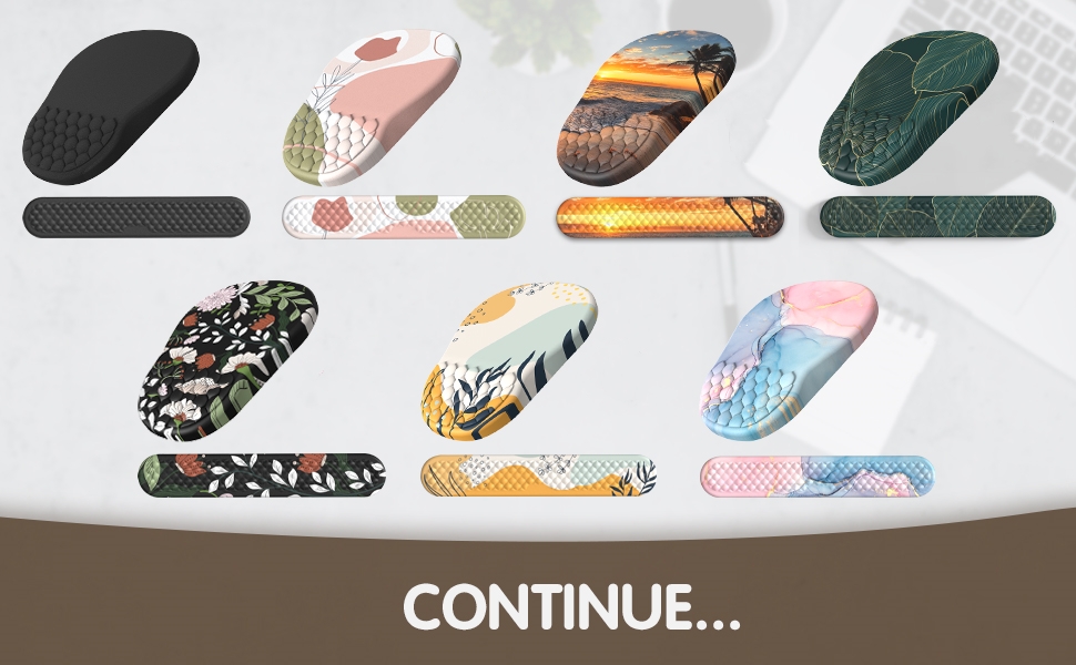 mouse pad and keyboard wrist rest