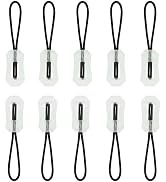 10Pcs Glow in Dark Zipper Puller Head Anti-Lost Luminous Pull Zippers Backpack Rucksack Handbag f...