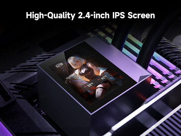 DC360 Pro ARGB Display AIO 360mm Liquid Cooler