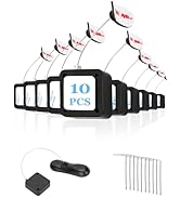 10Pack Remote Control Tether, 6.5 Ft Remote Leash, Retractable Safety with Adjustable Lock Strap ...