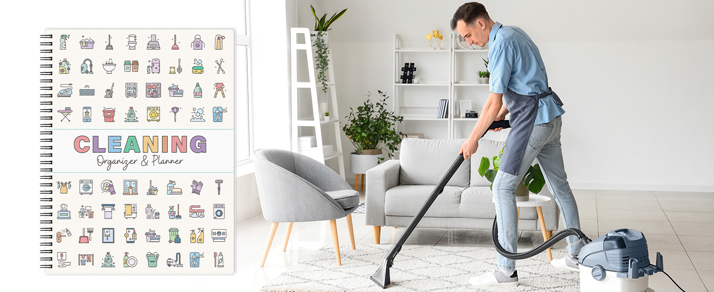 adhd cleaning planner adhd planner daily planner chore chart work planner organizer notebook