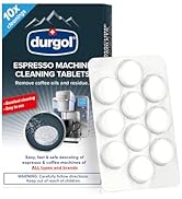 Durgol Espresso Machine and Coffee Maker Cleaning Tablets, 10 count