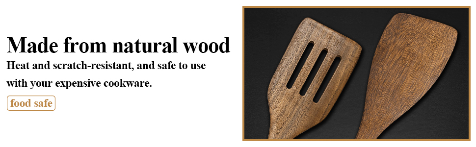 Wooden Spatula for Cooking 12 Inches