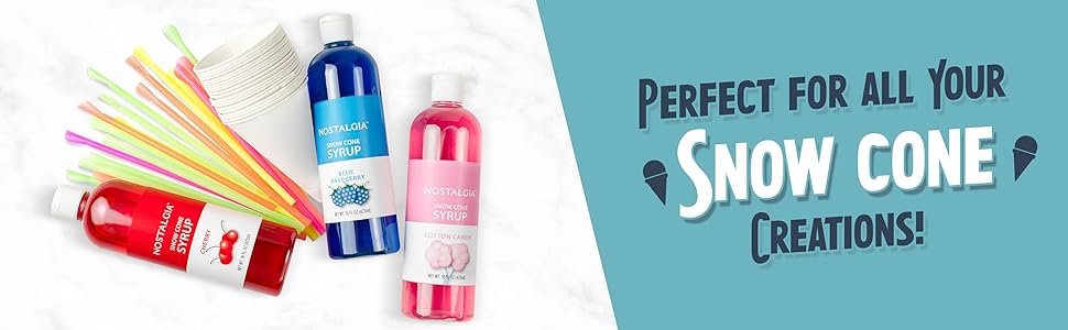 perfect for all your snow cone creations