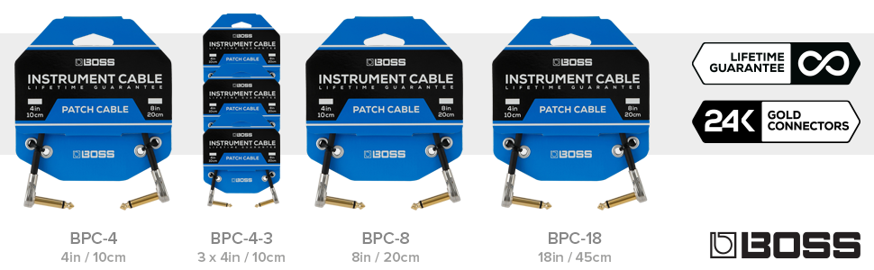 boss, Roland, guitar, patch, cable, connector, flat, pancake, space, saving, fender, pedal, effects