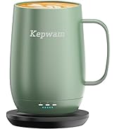 Kepwam Heated Coffee Mug T2-Plus, 20oz Leading Large Capacity Self Heating Coffee Mug, Up to 8 Hr...