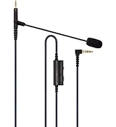 Boom Microphone Audio Cable Mute Volume Control for Playstation PS4 for Xbox One Controller, PC -...