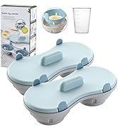Egg Poacher Microwave, Poached Egg Maker Dishwasher Safe BPA Free, Egg Cooker Poached Egg Steamer...