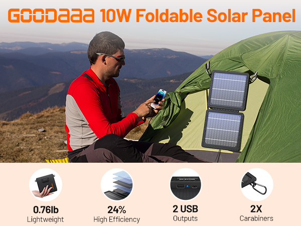 GOODaaa 10W Solar Panel