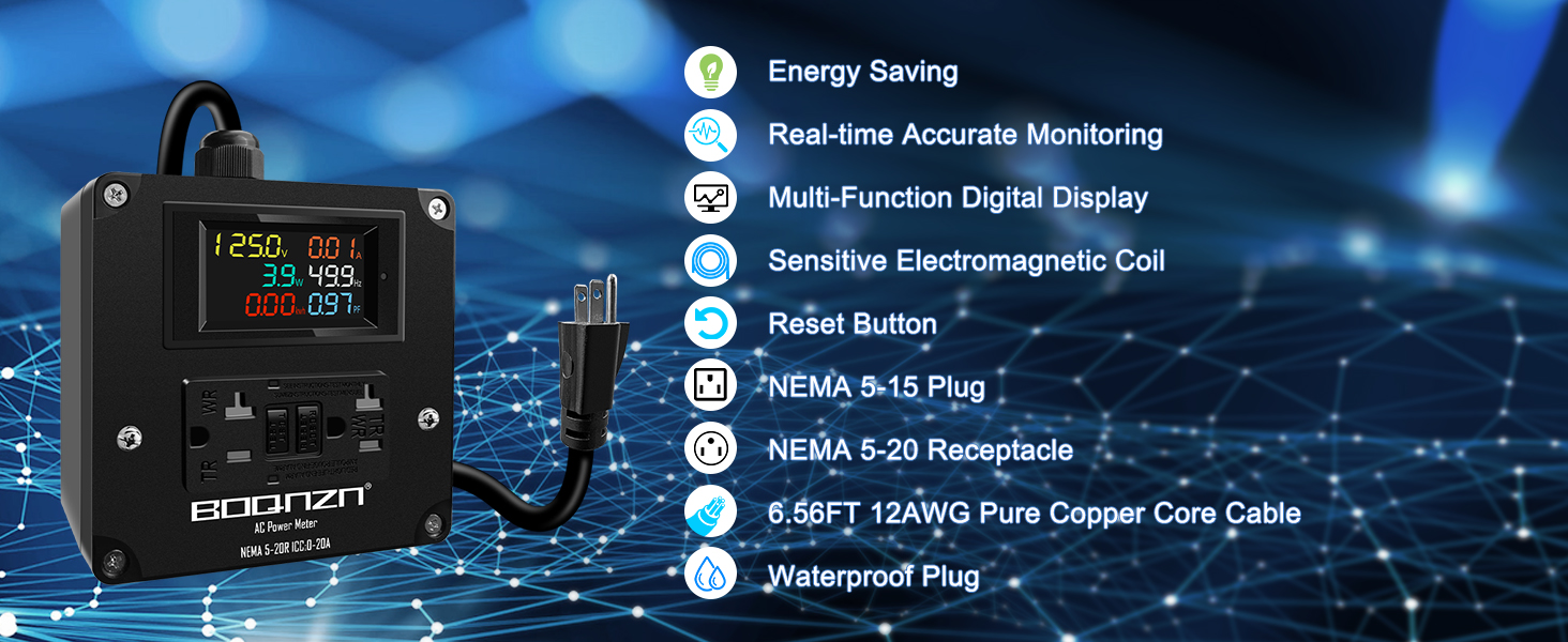 20a ac power meter