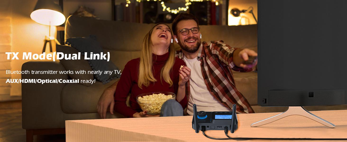 Bluetooth transmitter for tv