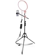 Large Ring Light with 72" Tripod Stand, (Pink, 13)
