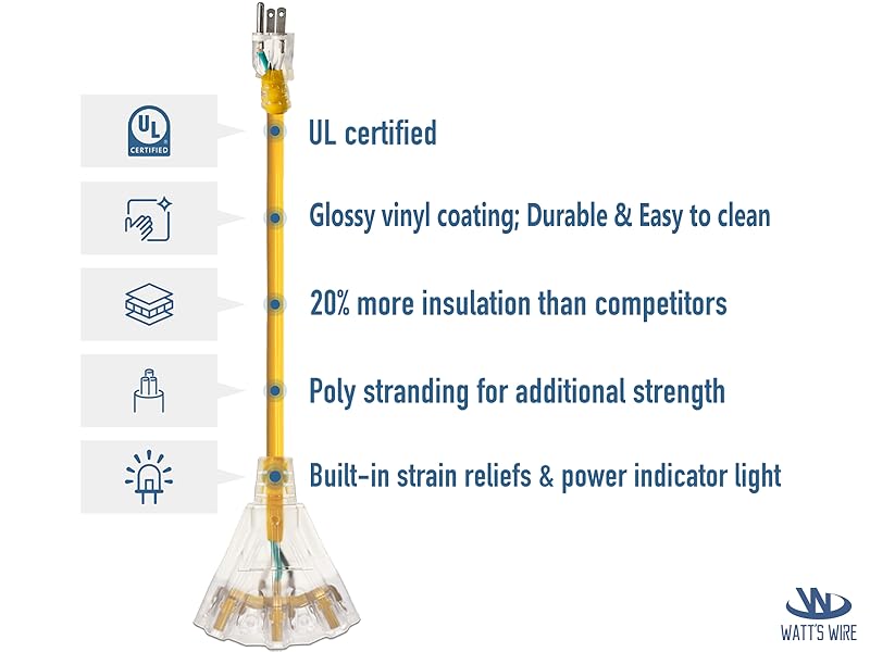 14 gauge extension cord heavy gauge extension cord outlet splitter heavy duty outdoor extension cord