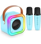 Mini Karaoke Machine for Kids, Girl Toys Gifts, Kids Karaoke Wireless Microphone for 4,5,6,7,8,9,...
