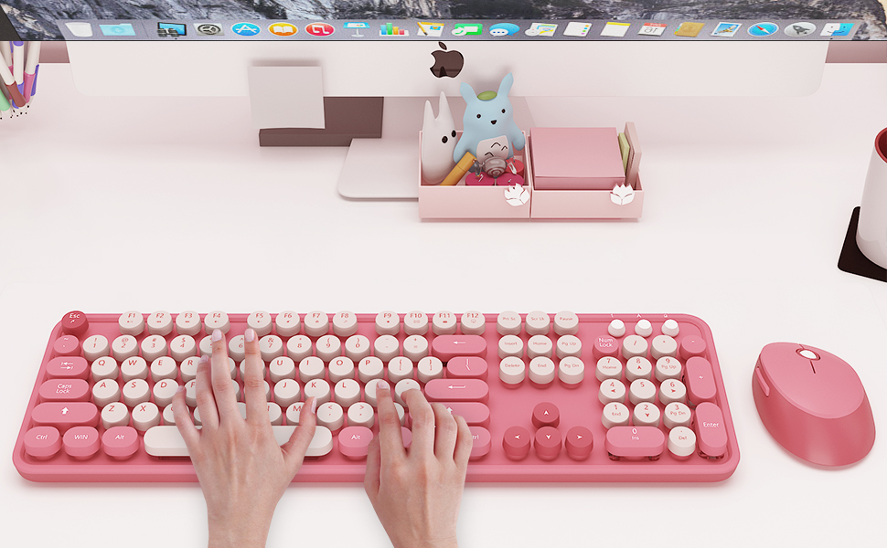 keyboard and mouse red