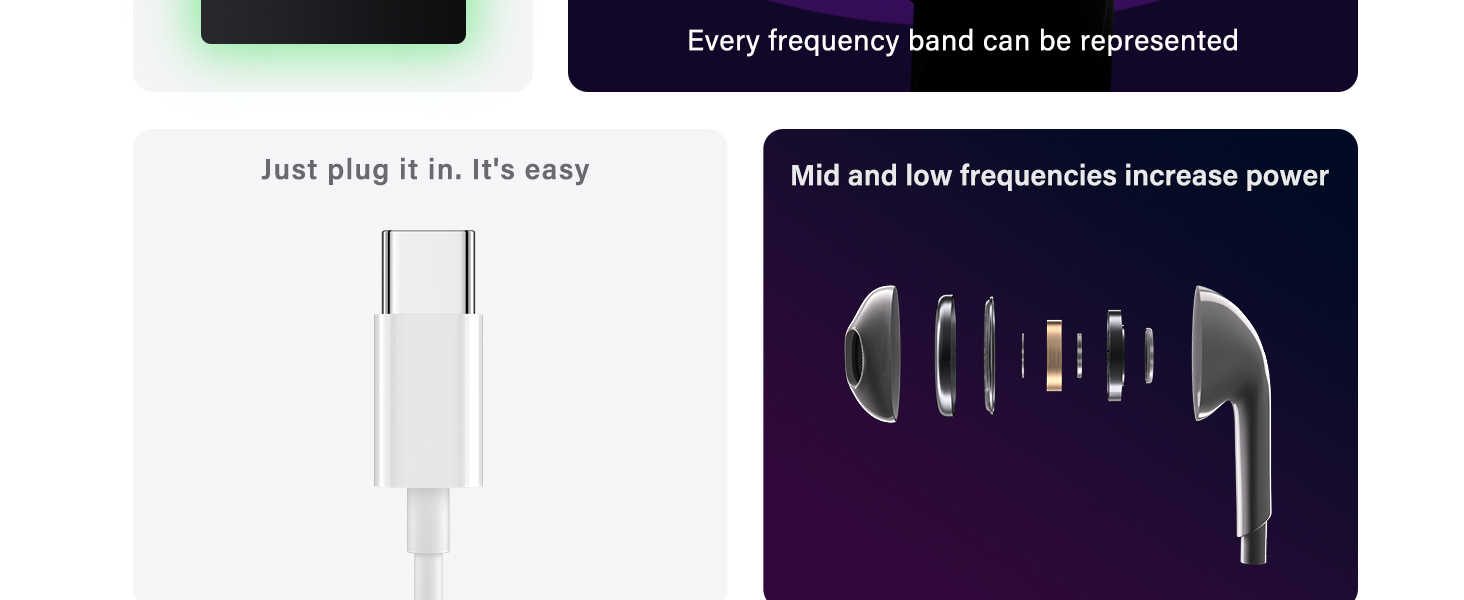 wired headphones usb c