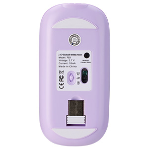 Wireless Keyboard and Mouse Combo with Phone Tablet Holder,