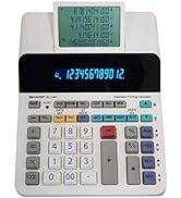 Sharp EL-1901 Paperless Printing Calculator with Check and Correct, 12-Digit LCD Primary Display,...
