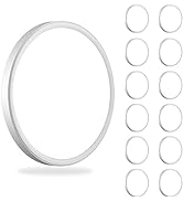 WKONCLDY 12Pack 3200lm LED Flush Mount Ceiling Light, Super Slim 12 inch LED Ceiling Light, 5000K...