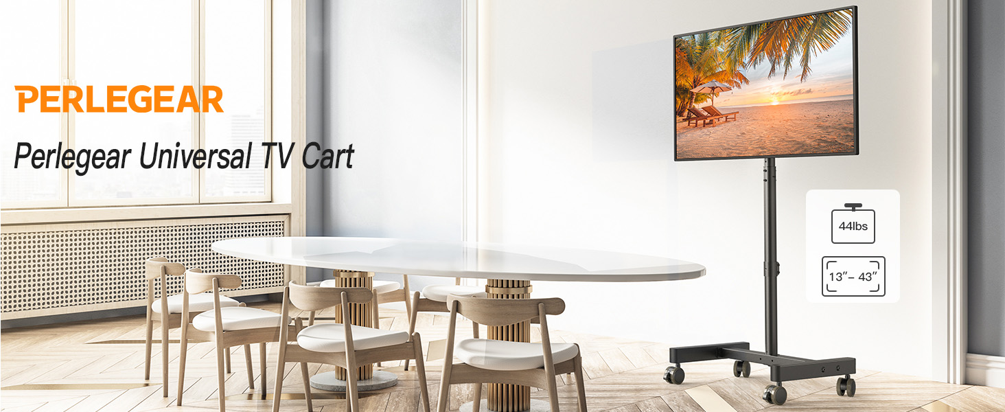 rolling tv stand