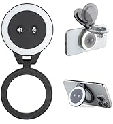 PGYTECH MagGlow Phone Fill Light, MagSafe Selfie Light, Portable LED Magnetic Ring Light with Coo...