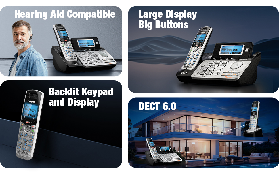 More Features, VTech DS6101, DS6151