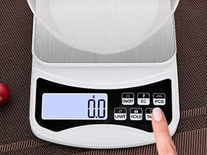 Place Bowl Zero Fill Bowl Weigh