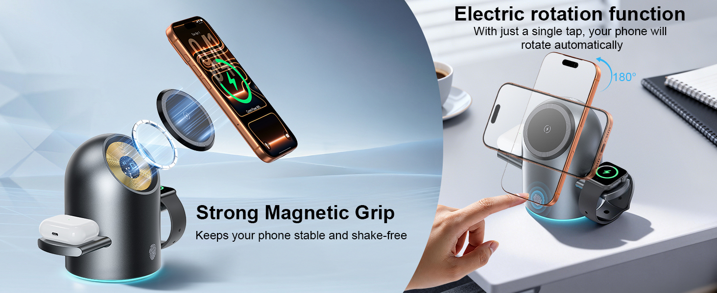Strong Magnetic Grip Electric rotation function