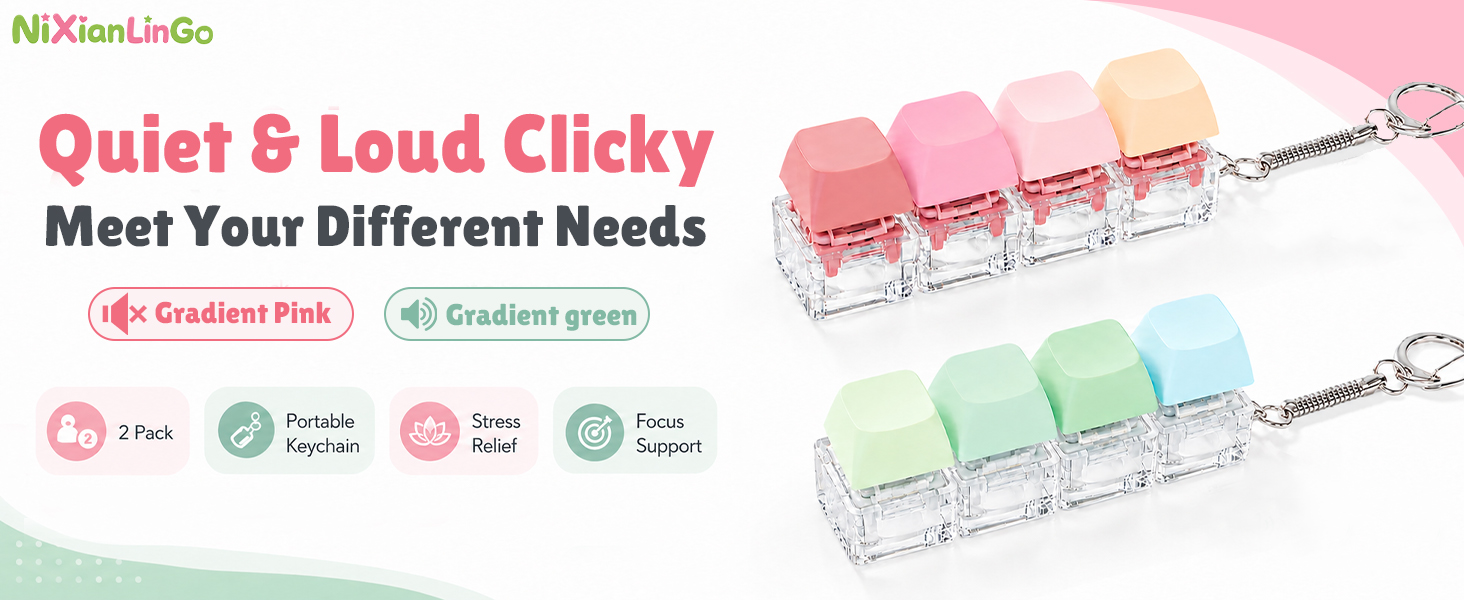 silent keyboard fidget toys