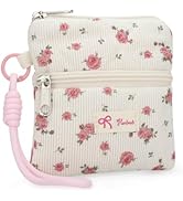 JINSI Cute Corduroy Period Bag for Purse, Discreet Zipper Sanitary Pad &amp; Tampon Holder, Portable ...