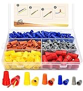 330 Pcs Wire Connectors Nuts Kit - Electrical Twist Wiring Splice Screw Caps Assortment