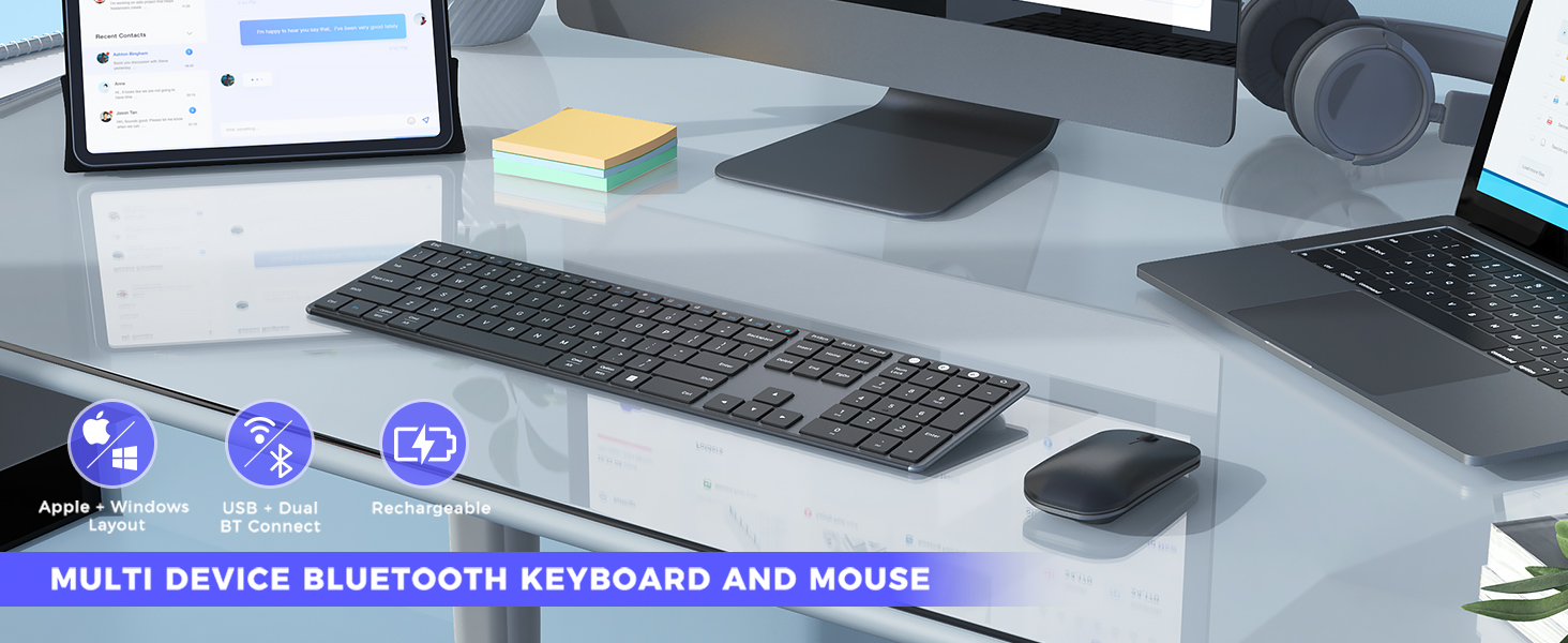 bluetooth keyboard and mouse combo