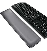 MAIDERN Keyboard Wrist Rest , Non-Slip, Comfortable Gaming Wrist Rest Pad, PU Leather Wrist Cushi...