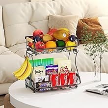  living room snack arrangement