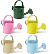 Kids Metal Watering Can for Gardening, 5pack Small Iron Watering Can for Succulents Houseplants B...