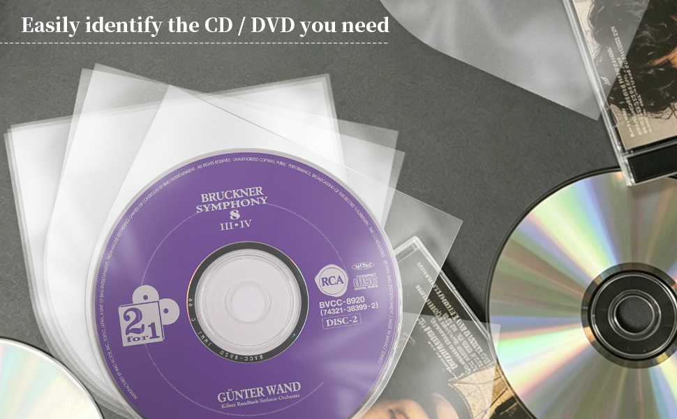 Protect Discs for Album 